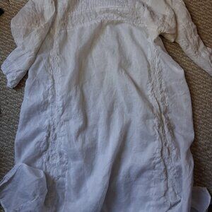 Vintage embroidered indian style light , cotton dress or p j's